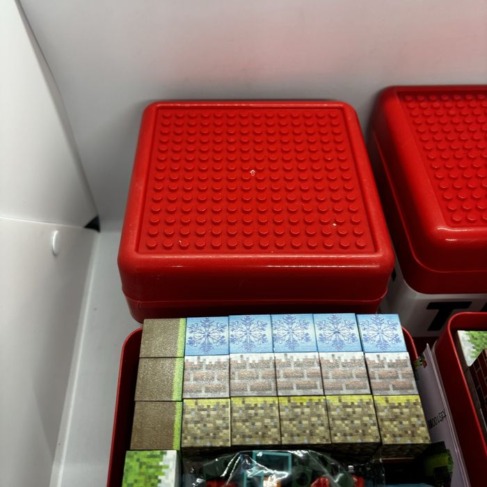 200ШТ+8 Конструктор магнітний подарункова коробка майнкрафт minecraft