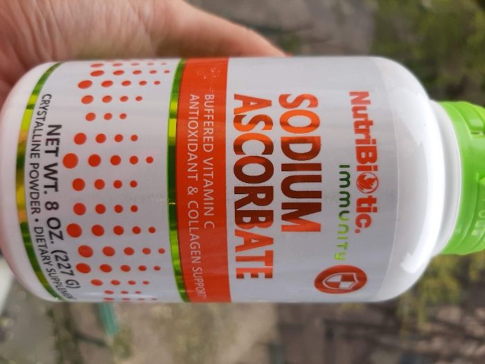 Вітамін С витамин vit C Ц порошок капсули содіум аскорбат Nutribiotic