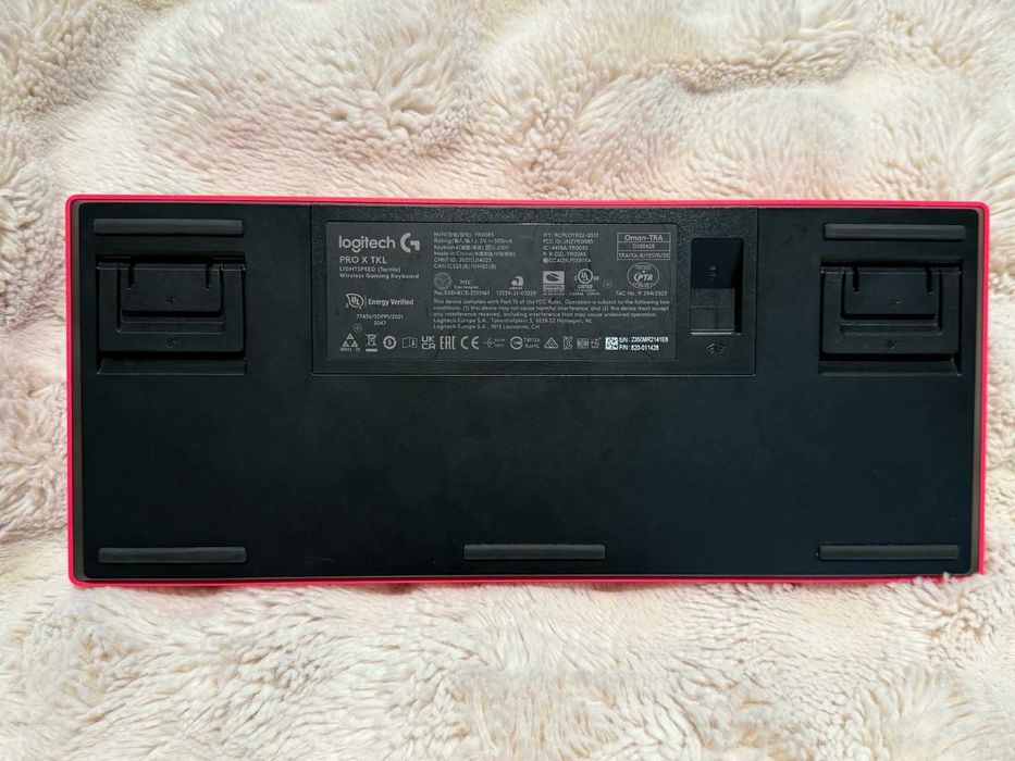 Klawiatura LOGITECH G Pro X TKL Lightspeed Tactile Różowy [stan bdb]
