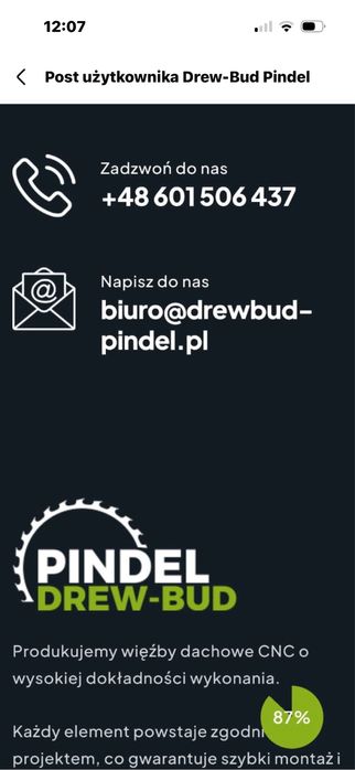 Dachy, więżba dachowa CNC, wiaty, zadaszenia, pergole