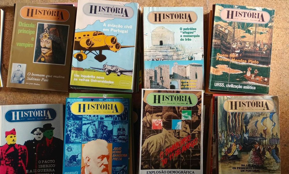 Lote de Revistas História
