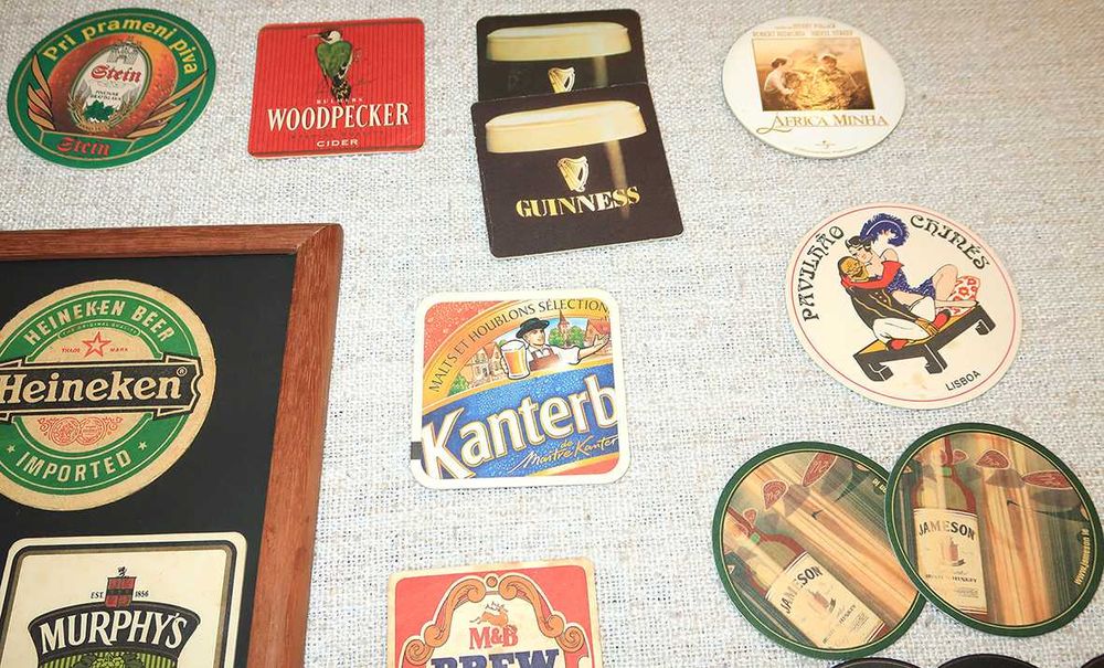 Bases copos cerveja whiskey cidra coleção