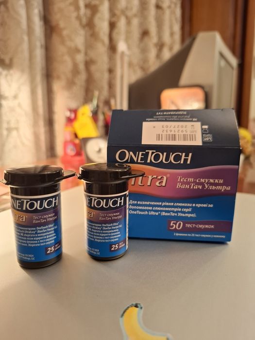 OneTouch Ultra, тест-полоски OneTouch Ultra  для глюкометра. Диабет