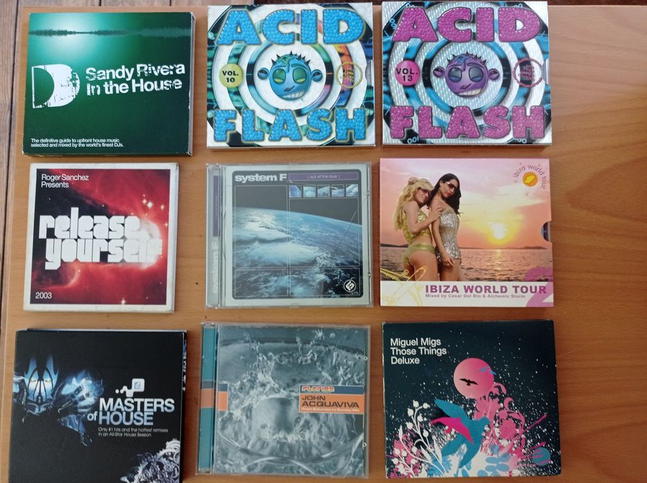 CD's de música eletrónica House Music
