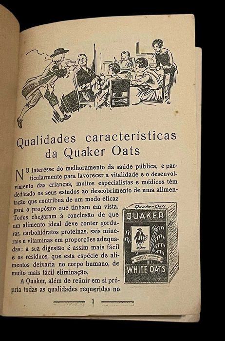 " Quaker Oats" de 1930 do Poeta FERNANDO PESSOA => Raridade