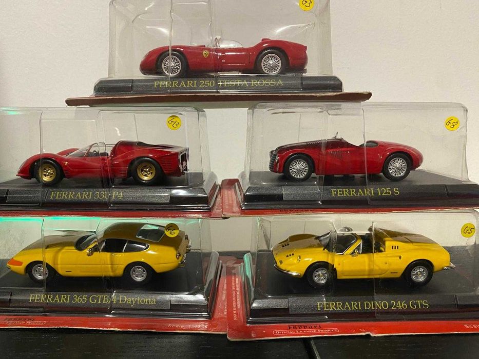 Miniaturas Ferrari 1:43 – Vários Modelos de Coleção
