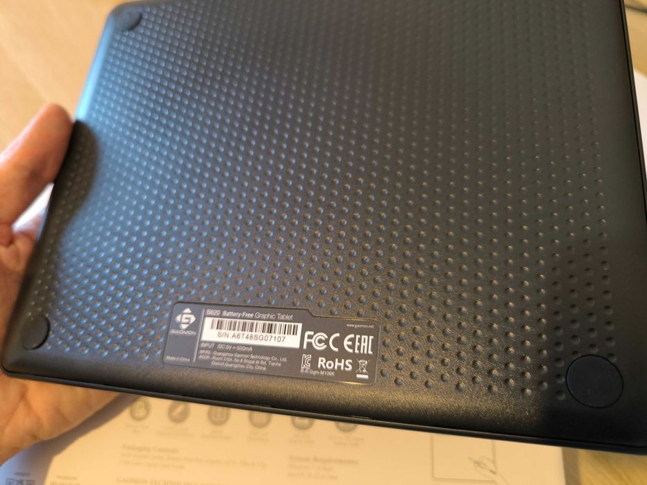 Tablet de desenho Gaomon, com caneta e extras, Novo