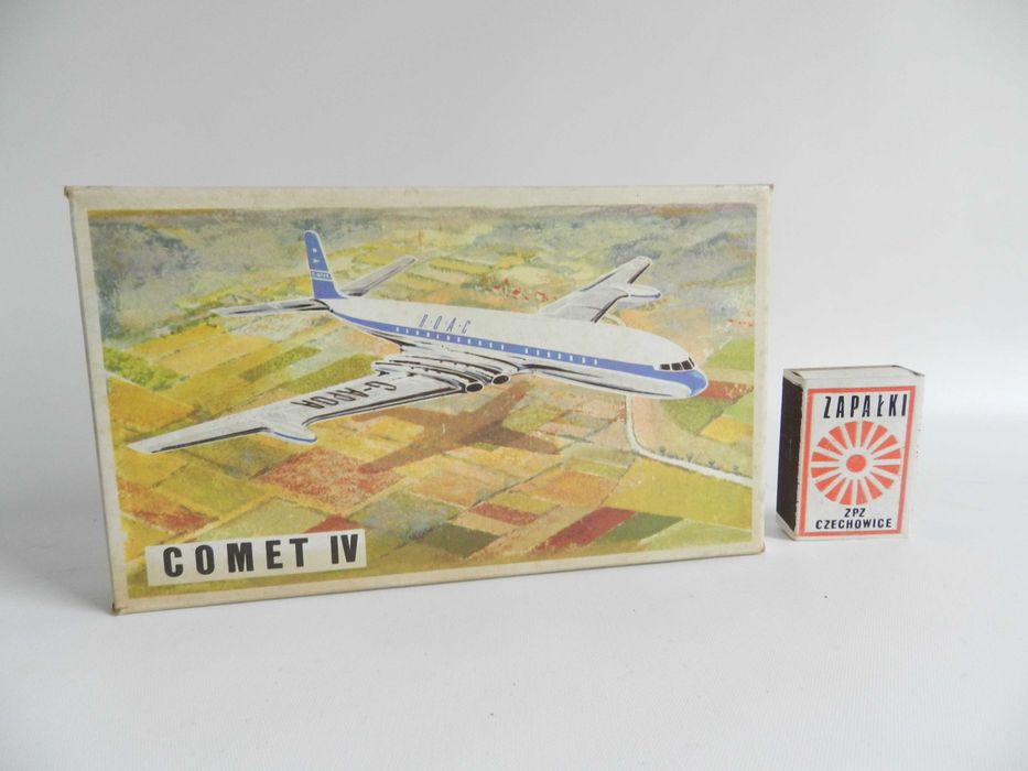 COMET IV model samolotu do sklejanie Made in Czechoslovakia