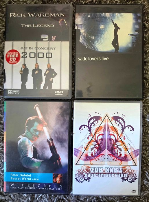 Kolekcja płyt DVD (koncerty ROCK)