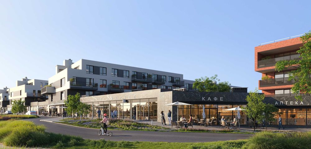 Продаж двокімнатних квартир від 72 м² у ЖК Greenville Prostir