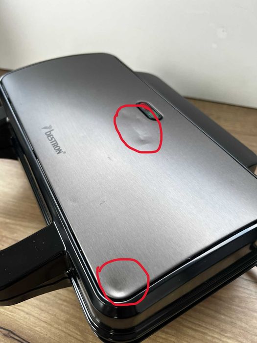 Opiekacz Bestron ASM90XLTG srebrny/szary 900 W