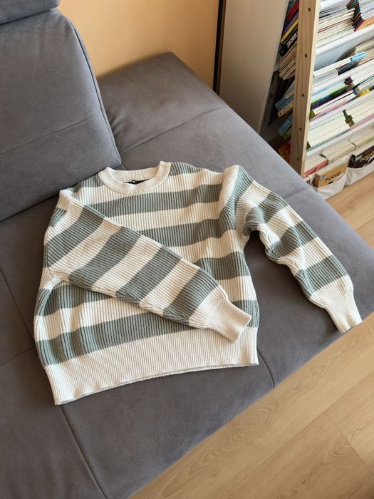 Sweter w pasy Sinsay z wiskozą
