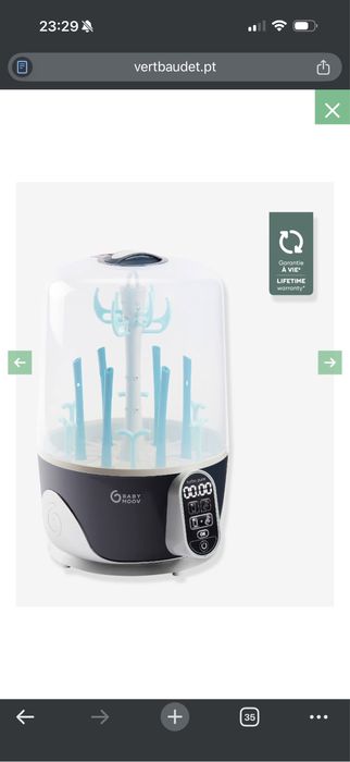 Esterilizador e seca-biberões BabyMoov