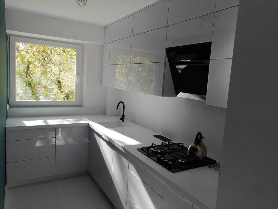 Blat kompaktowych HPL 12mm, cienki blat do kuchni, łazienki z montażem