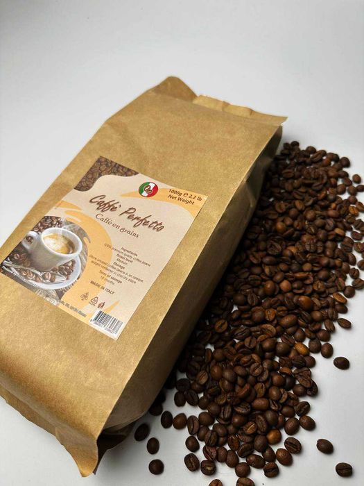 Идеальный кофе в зернах. Купаж 90% арабика 10% робуста