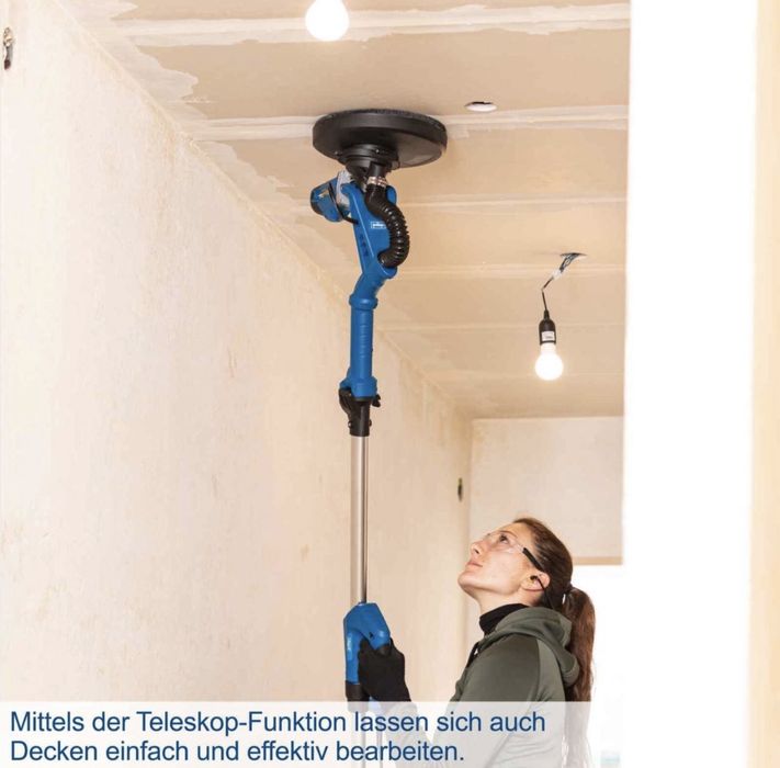 Шліфувальна машина для стель та стінScheppach с двома насадками  DS930