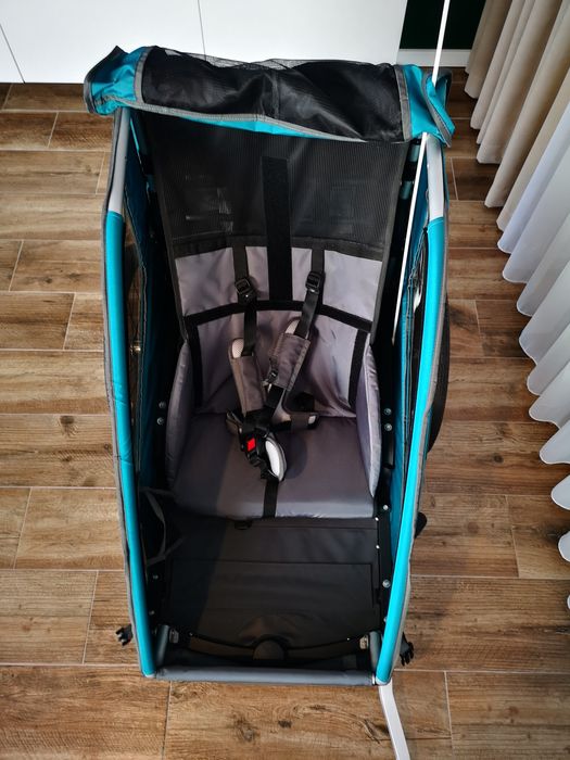 Przyczepka rowerowa Queridoo Sportrex 1  Jak nowa