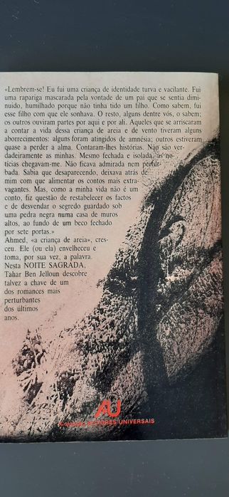 LiLivro: A Noite Sagrada de Tahar Ben Jelloun