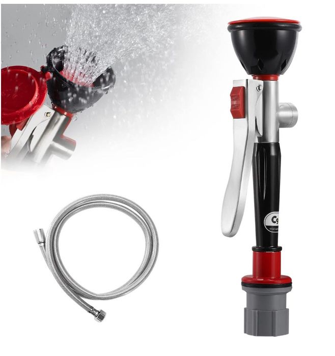 Myjka awaryjna do oczu kranik natryskowy stal nierdzewna