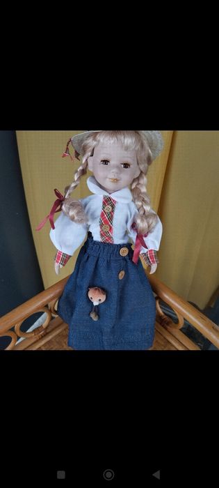 Lalka porcelanowa 40 cm