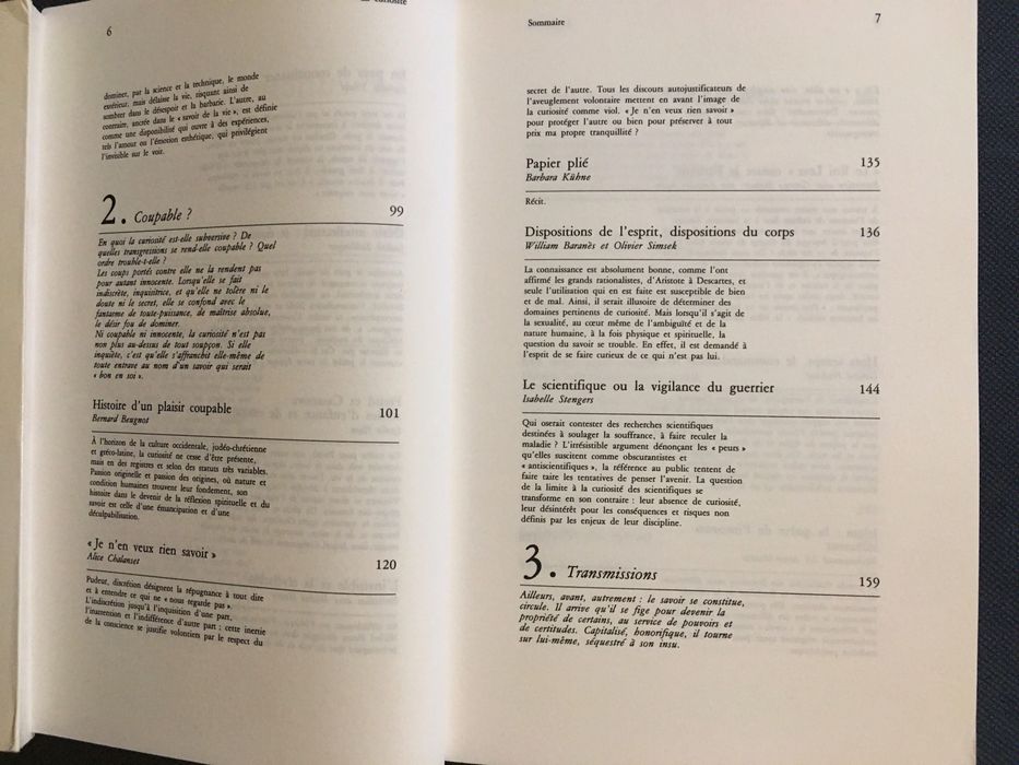 La Curiosité. Vertiges du Savoir / Oxford 1919/1939