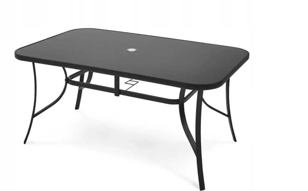Meble Ogrodowe Zestaw STÓŁ 6+1 NA TARAS BALKON 90 cm x 150 cm x 73 cm