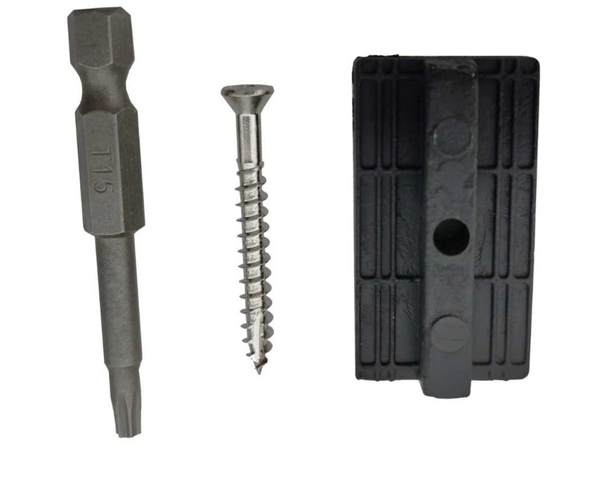 varios clips acessórios para fixação de decks