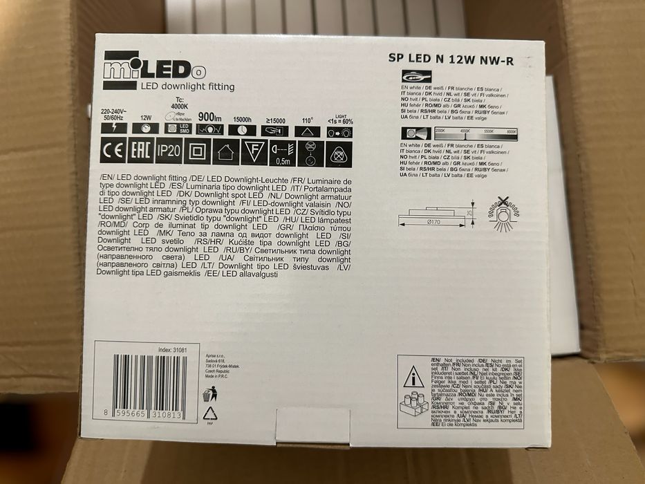 Oprawa świetlna Kanlux MiLed 12W 900lm