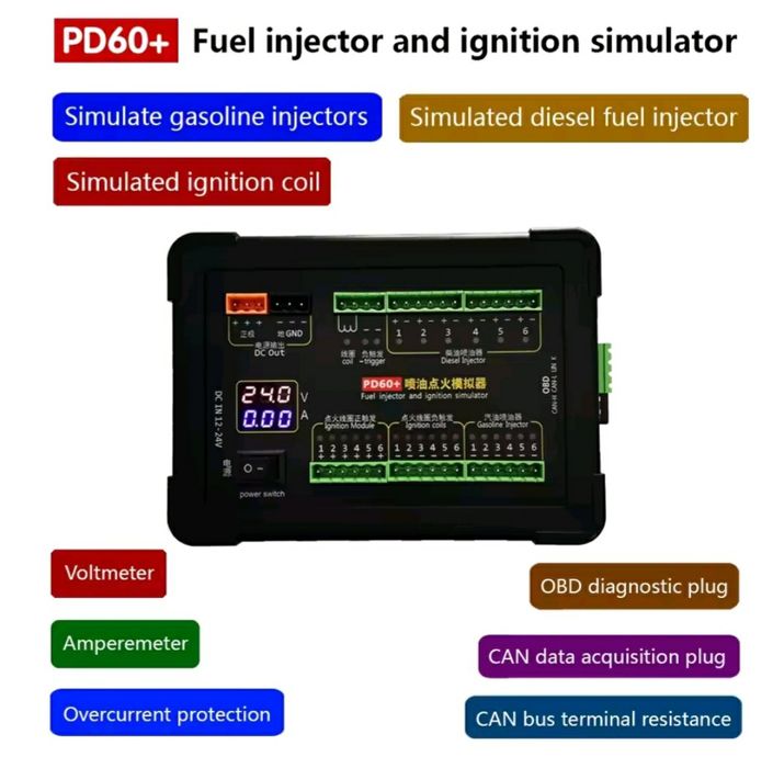 Эмулятор/симулятор системы зажигания PD60+ блоков ЭБУ