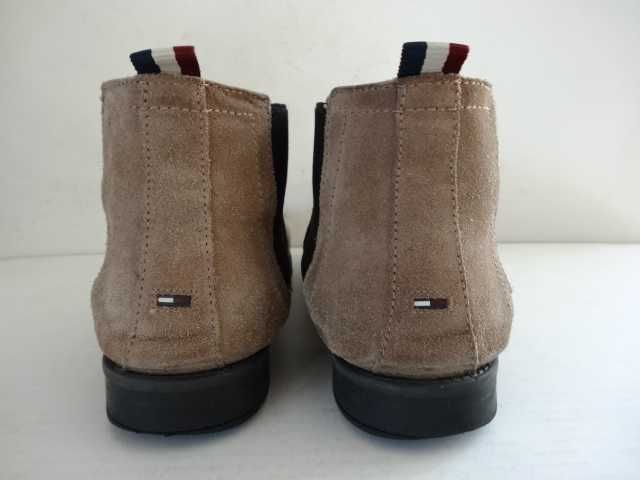 Buty TOMMY HILFIGER roz 42 Sztyblety Skóra