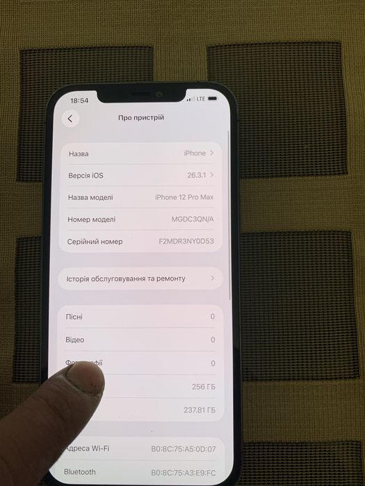 Iphone 12pro max 256gb Плата neverlock