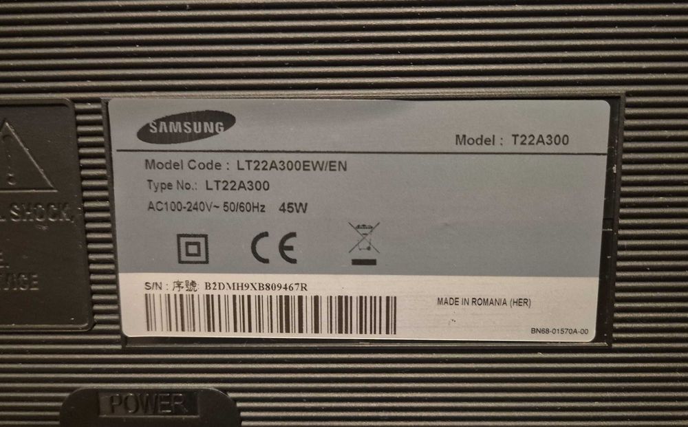 Monitor TV Samsung SyncMaster T22A300