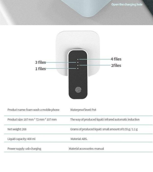 Сенсорний дозатор мила