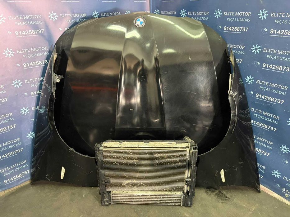 Frente completa usada BMW SERIE 3 E90 E91 LCI 320D capot parachoques guardalamas radiador oticas