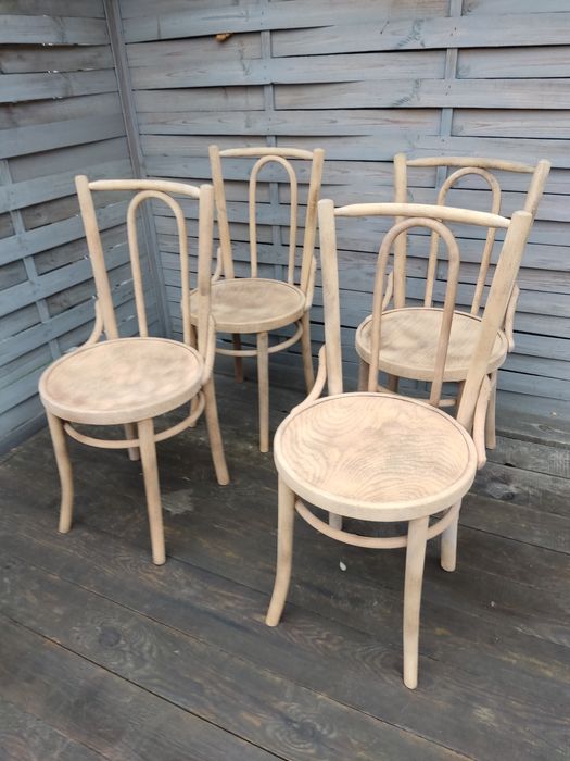 Krzesła Thonet Fameg Radomsko wyszlifowane 4szt