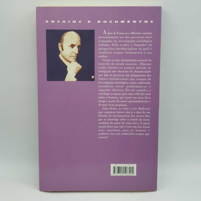 Livro Ref-PAR3 - Francesco Alberoni - Valores