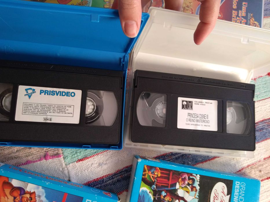 Cassetes, vicking, popeye, a princesa e o cisne e mais