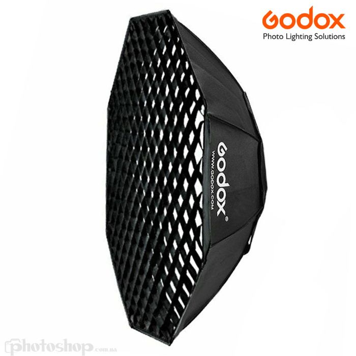 Godox комплект постійного LED світла: SL60W + октобокс з сотами 95см