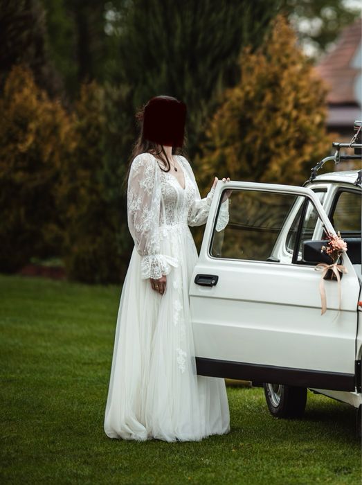 Suknia ślubna boho