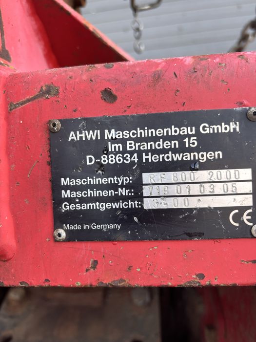 Mulczer wgłębny Ahwi RF800 zamiana