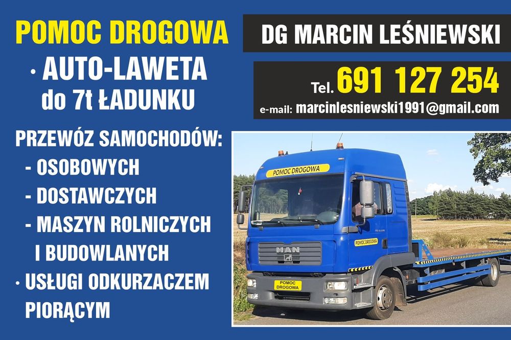 Usługi transportowe, Laweta, Pomoc drogowa