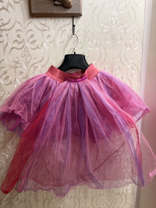 Даром юбка фатиновая пышная 5-6 лет с подолом розовая