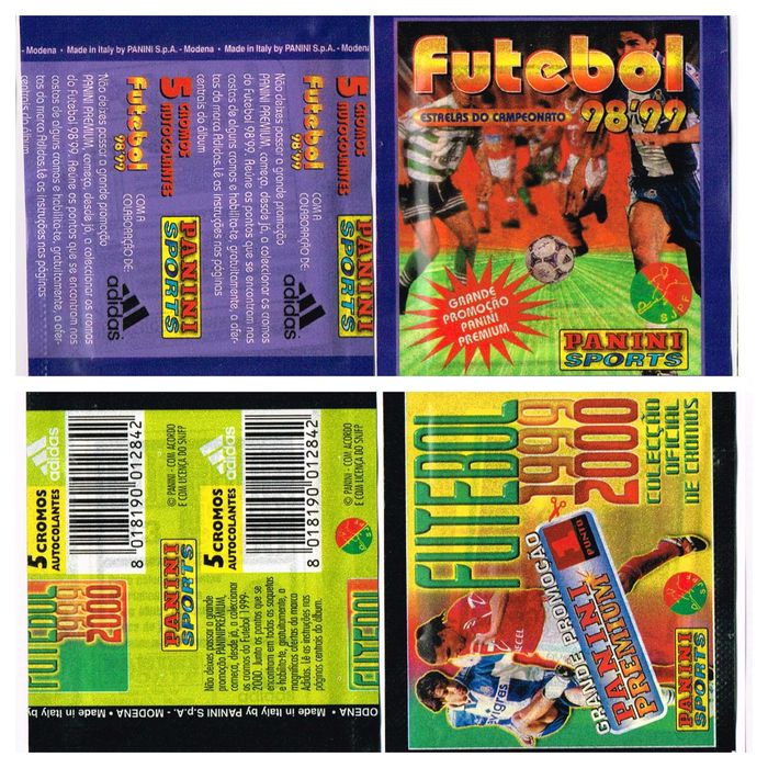 Saquetas Liga Portuguesa Panini desde 1991