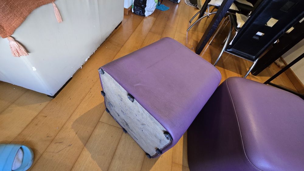 Kit 02 Puffs  Corano Roxo