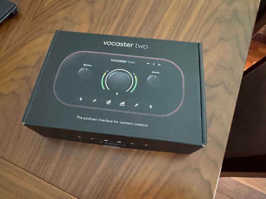 Vocaster Two Interface Audio com muito pouco uso
