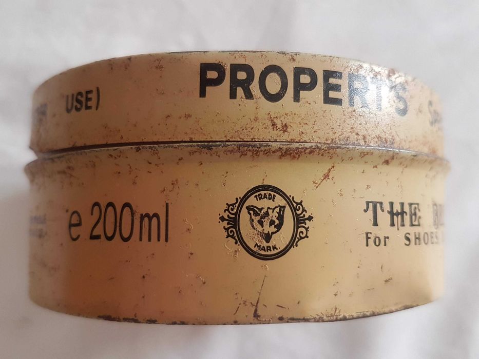 Caixa de graxa vintage