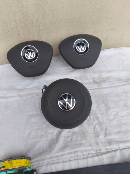 Volkswagen VW golf 7 VII GTI D R poduszka kierowcy airbag pasażer pasy