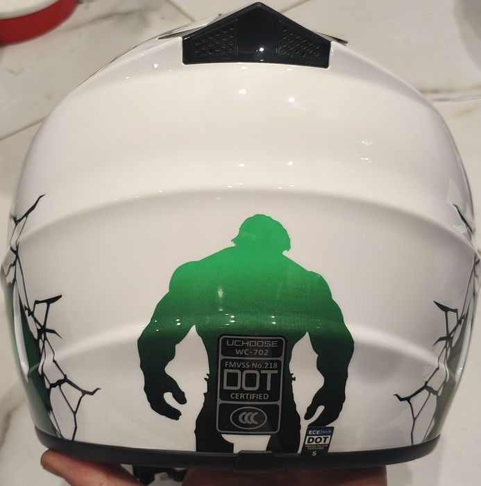 NOWY Kask cross okulary gogle na rower hulajnogę Uchoose rozmiar M