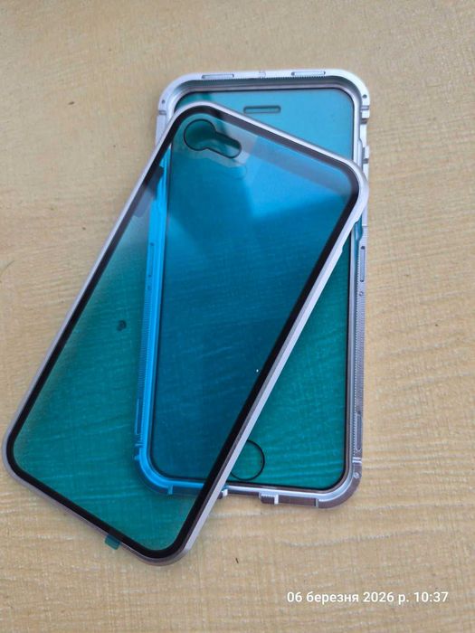 Магнітний двохсторонній чохол на IPhone 8 чехол на Айфон 8