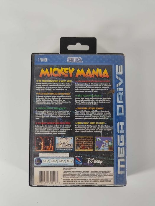 Mickey Mania Sega Mega Drive